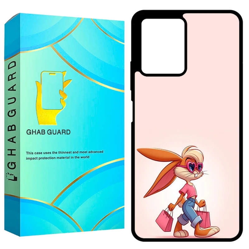 کاور قاب گارد طرح خرگوش مدل GCHPRN125G مناسب برای گوشی موبایل شیائومی Redmi Note 12 5G / Poco X5