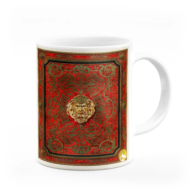 ماگ هومرو طرح فرش سنتی ایرانی مدل MG7906