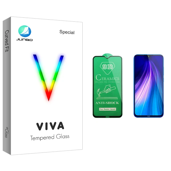 محافظ صفحه نمایش سرامیکی جانبو مدل Viva Glass مناسب برای گوشی موبایل شیائومی Redmi Note 8