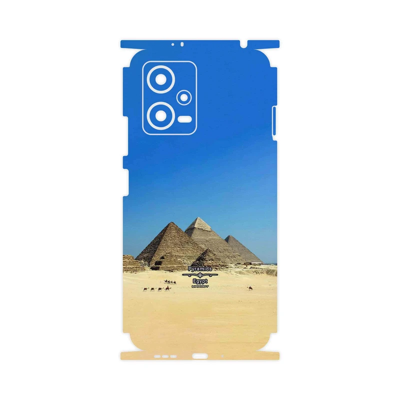 برچسب پوششی ماهوت مدل Pyramids of Egypt-FullSkin مناسب برای گوشی موبایل شیائومی Redmi Note 12 5G