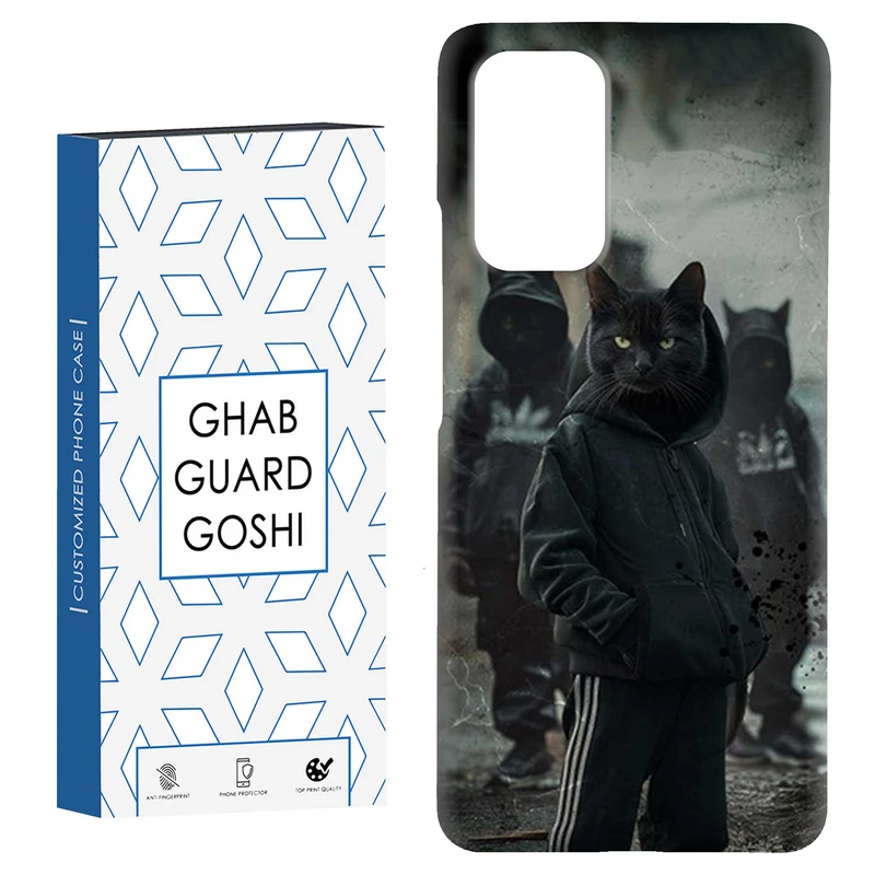 کاور قاب گارد گوشی طرح گربه سیاه کد Dimo-356 مناسب برای گوشی موبایل شیائومی Redmi Note 9 4G / Redmi 9T