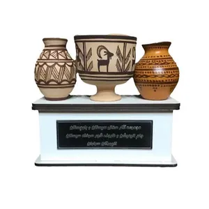 تندیس سفالی مدل 3 تکه کلپورگان ترکیبی