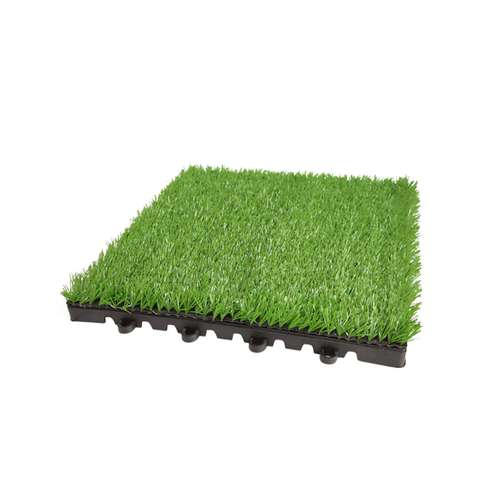 کفپوش مدل تایل چمن مصنوعی صدف سایز 30x30 سانتی متر