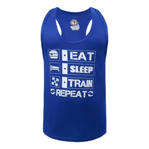 تاپ ورزشی مردانه مدل RKS کد RK-BU3 رنگ آبی