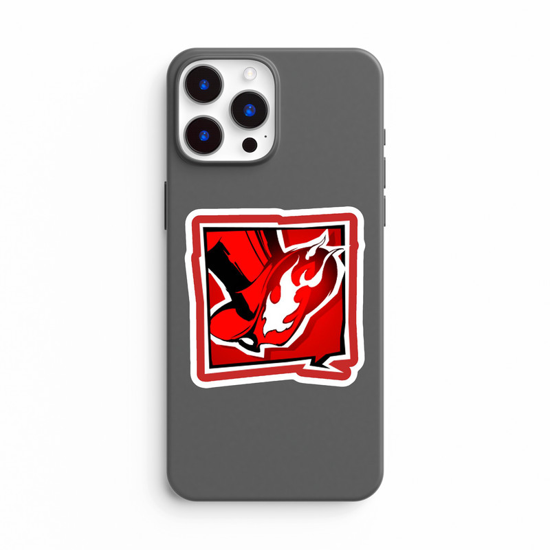 استیکر لپ تاپ و موبایل بووم طرح انیمه Persona5 مدل Logo کد PS165