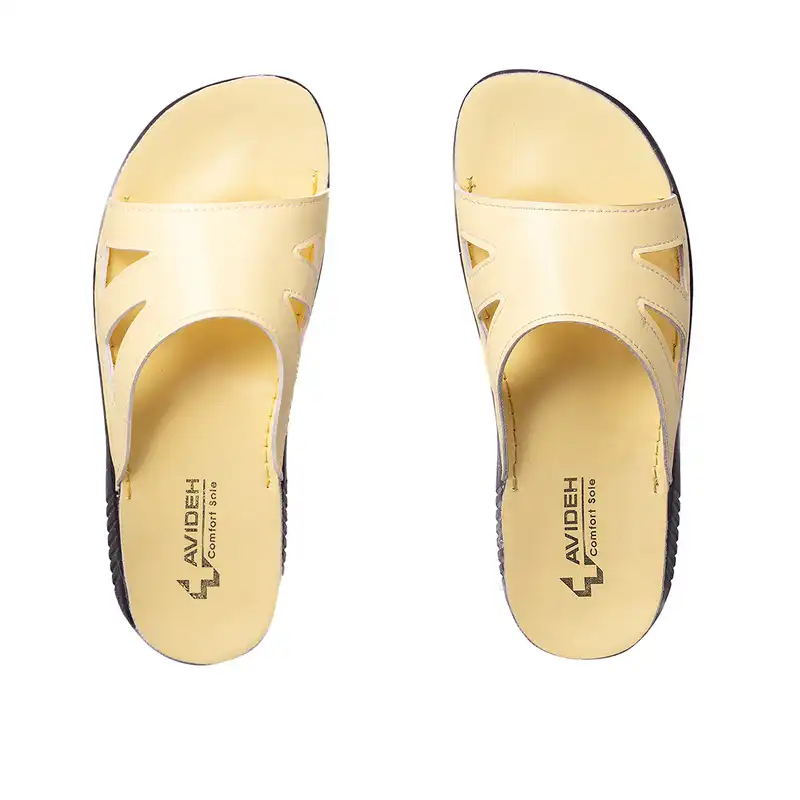 دمپایی زنانه آویده کد 214 رنگ زرد