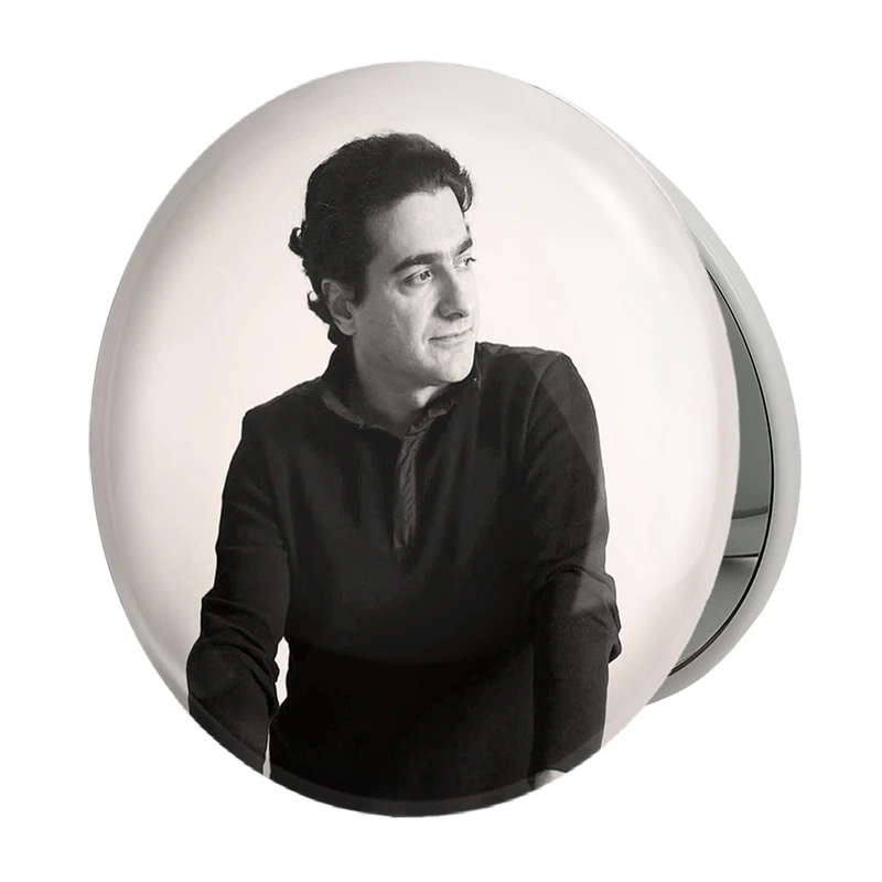 آینه جیبی خندالو طرح همایون شجریان مدل تاشو کد 4033 