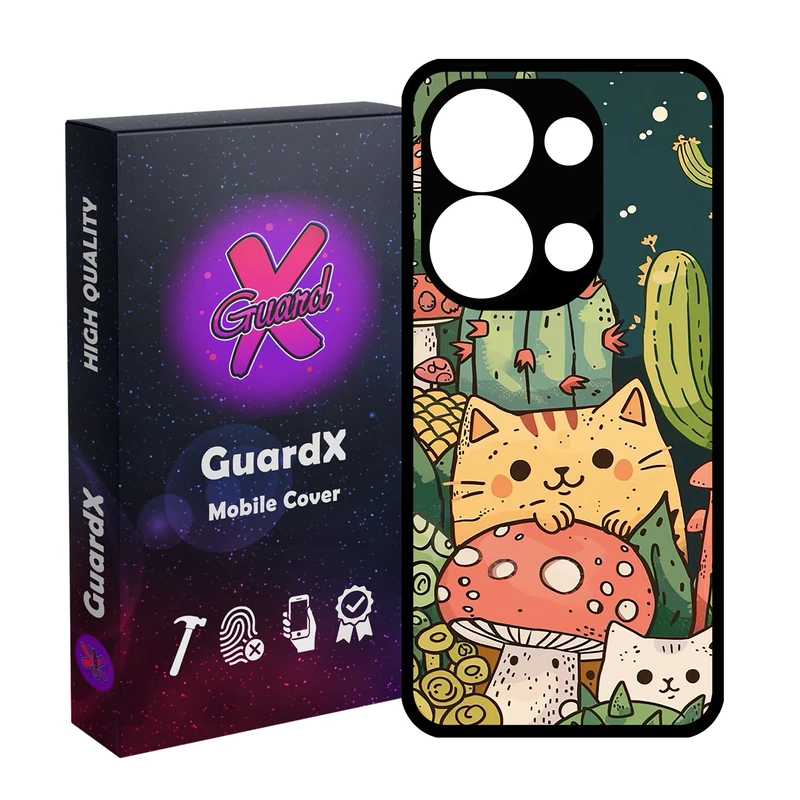کاور گارد ایکس مدل Glass10782 مناسب برای گوشی موبایل شیائومی Redmi Note 13 Pro 4G / Poco M6 Pro 4G
