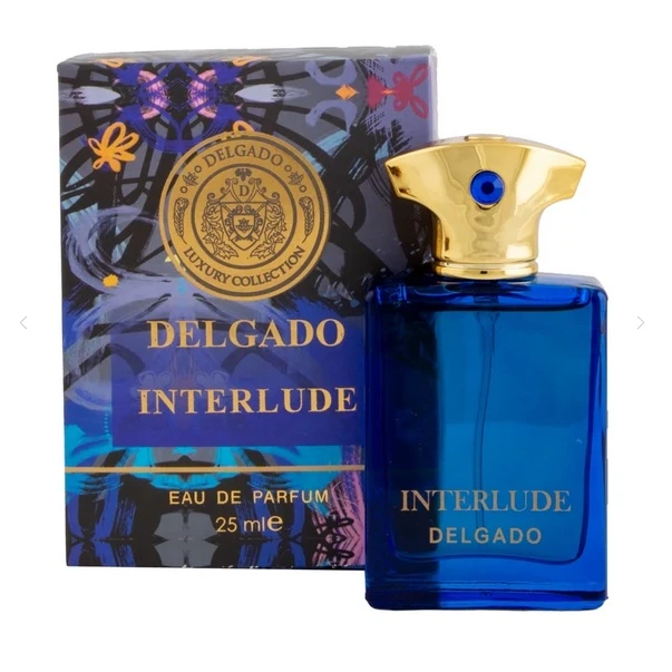 عطر جیبی مردانه دلگادو مدل اینترلود با رایحه گرم حجم 25 میلی لیتر