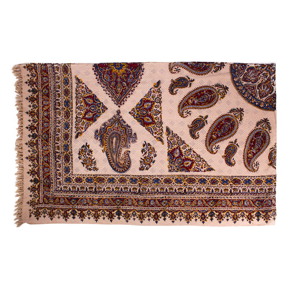 رومیزی قلمکار طرح بته جقه کد 240160k