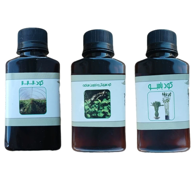 کود مایع کامل سه بیست و بامبو و مود سبزینگی و تقویت ساقه مدل life drop حجم 110 میلی لیتر