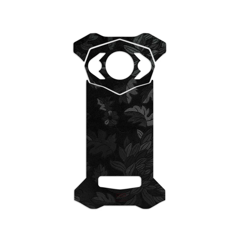 برچسب پوششی ماهوت مدل Black-Wildflower مناسب برای گوشی موبایل دوجی S98 Pro