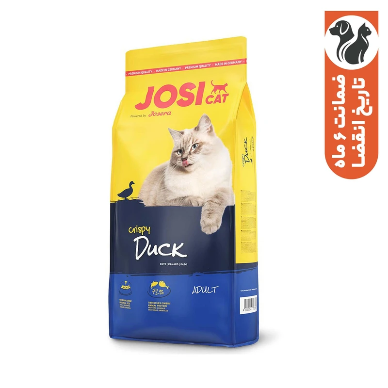 غذای خشک گربه جوسرا مدل josi cat with duck وزن 18 کیلوگرم