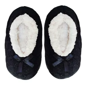 پاپوش دخترانه مدل لوپیل عروسکی رنگ مشکی