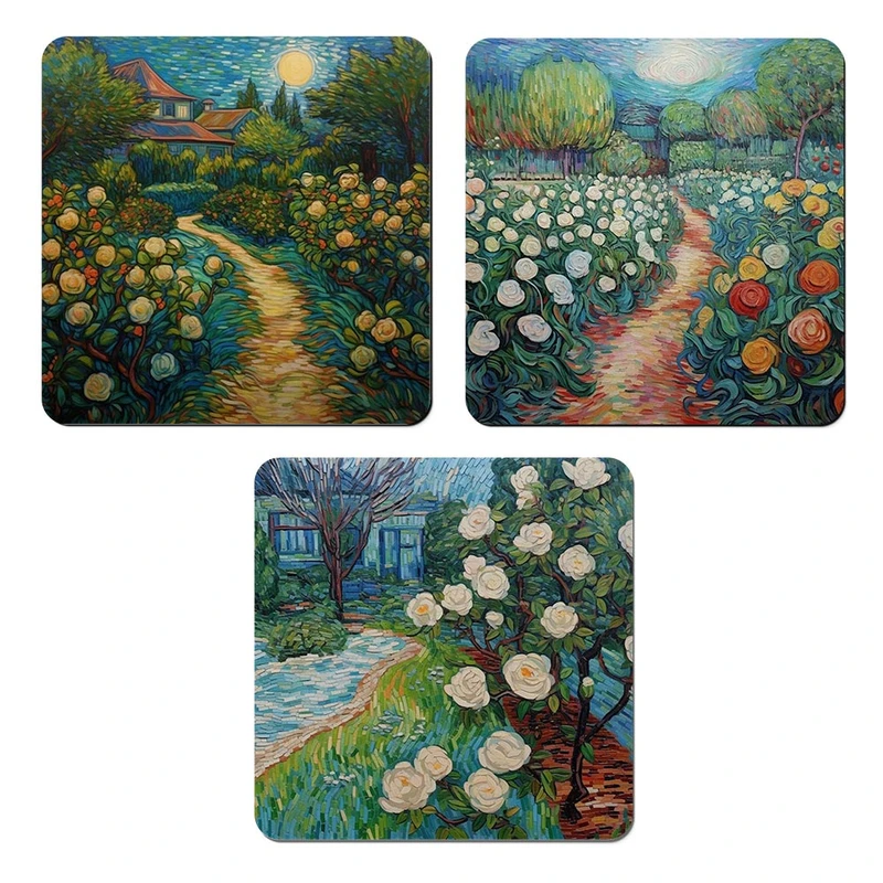 مگنت صباطرح مدل نقاشی ونگوک  کد M1310 مجموعه 3 عددی