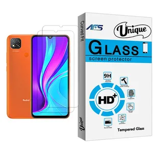AFS Unique Glass MIX002 Screen Protector For Xiaomi Redmi 9 (India) Pack Of 2