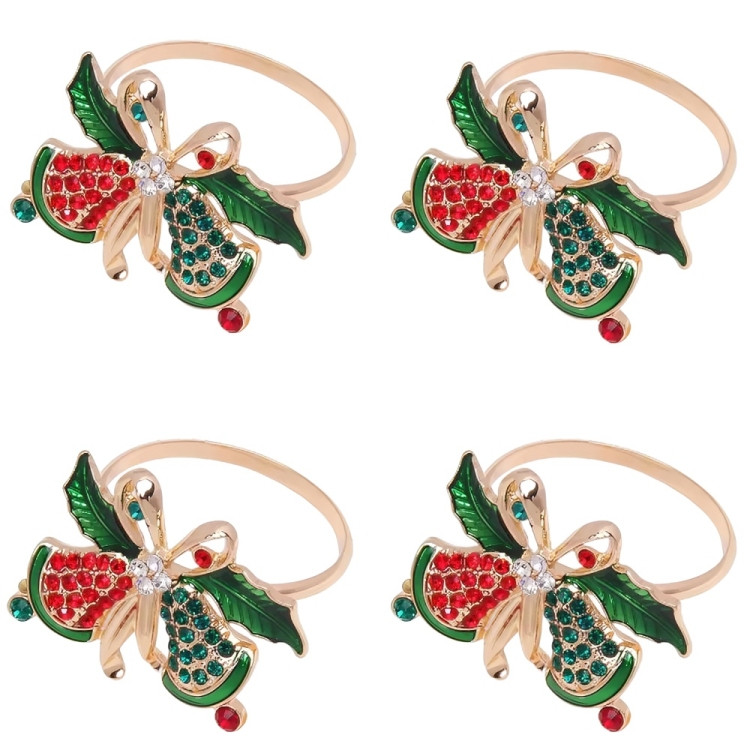 حلقه دستمال مدل PAPIONBELLS مجموعه 4 عددی
