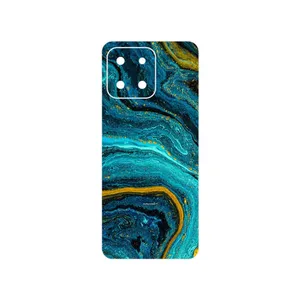 MAHOOT Turquoise marblewith golden streaks Cover Sticker for Honor X6