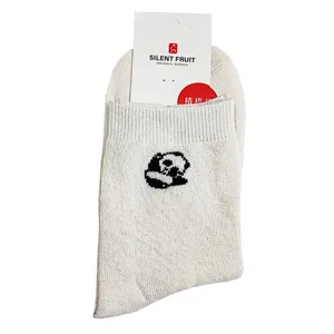 جوراب ساق بلند زنانه مدل حوله ای پاندا کد 03