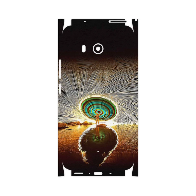 برچسب پوششی ماهوت مدل Night Light Fountain-FullSkin مناسب برای گوشی موبایل اچ تی سی U11