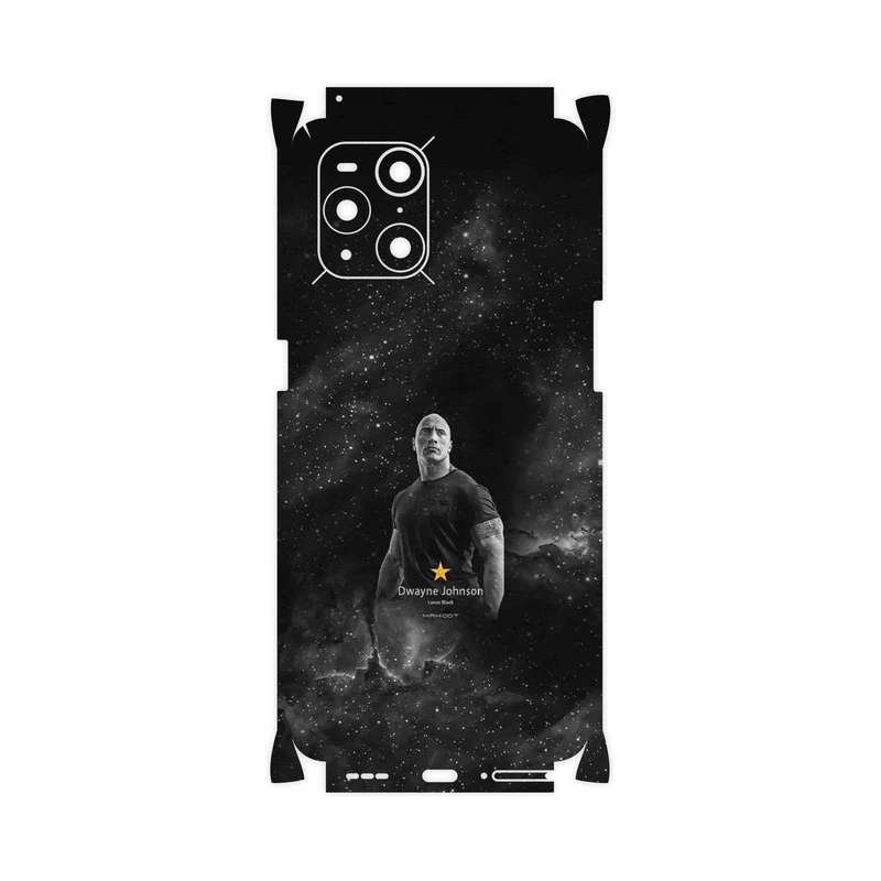 برچسب پوششی ماهوت مدل Dwayne Johnson-FullSkin مناسب برای گوشی موبایل اپو Find X3 Pro