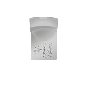فلش مموری 64 گیگابایت ادونس مدل M-101 با رابط USB 2.0 Type-A، بدنه فلزی و بند آویز