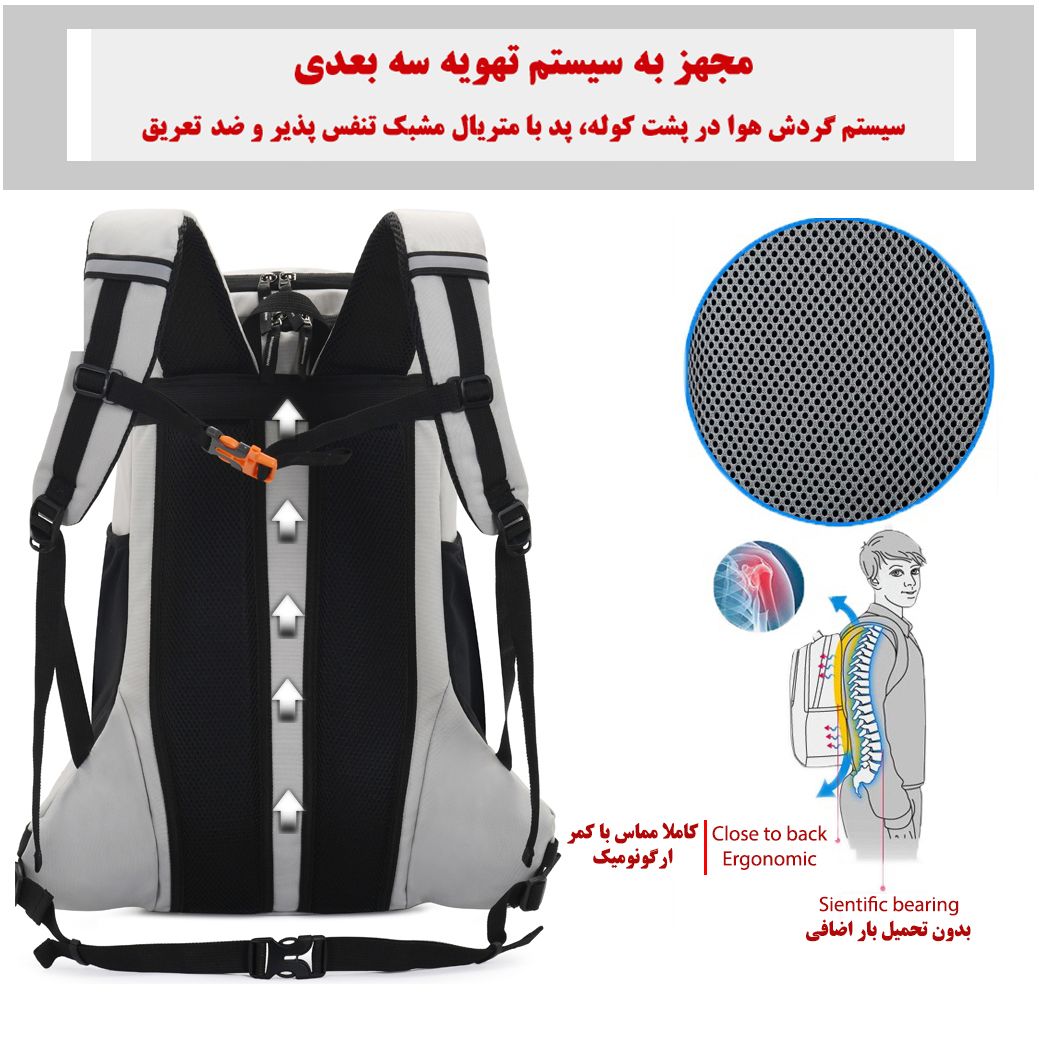 کوله پشتی کوهنوردی مدل FK0398 -  - 8