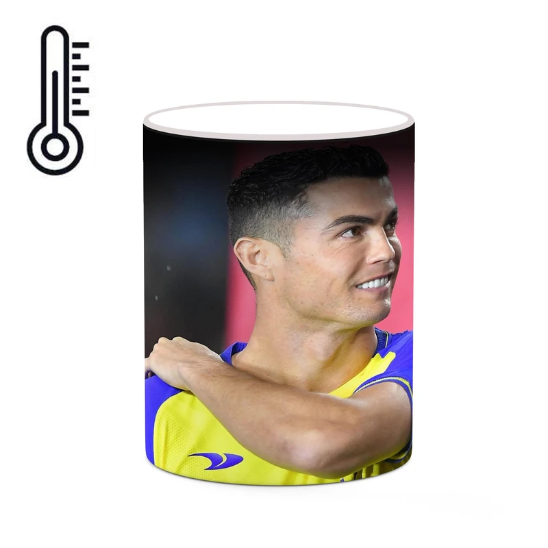 ماگ حرارتی کاکتی طرح Ronaldo رونالدو مدل mgh42975
