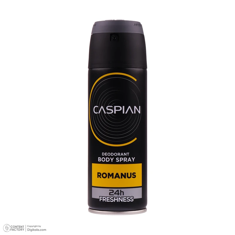 عکس شماره 2 : اسپری دئودورانت بدن مردانه کاسپین مدل romanus حجم 150 میلی لیتر