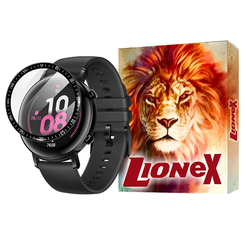 محافظ صفحه نمایش لایونکس مدل PMMAWL مناسب برای ساعت هوشمند هوآوی Watch GT2 42 mm