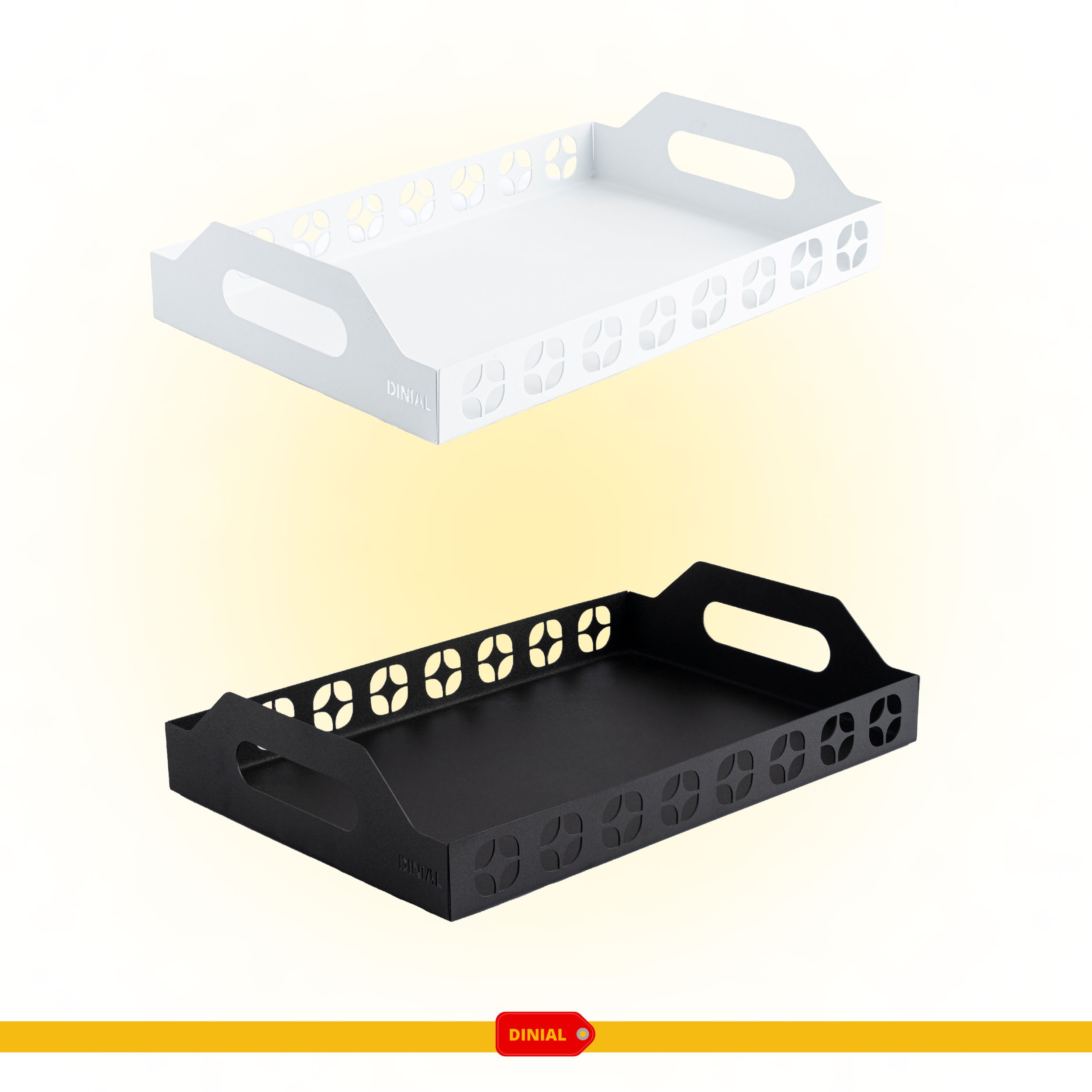 سینی دینیال مدل گل دار کد DN2030