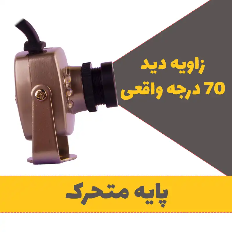 دوربین مدار بسته آنالوگ مدل 208c