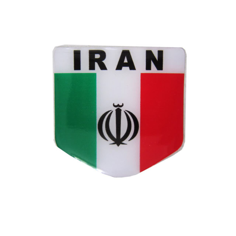 برچسب خودرو طرح پرچم ایران کد pp100