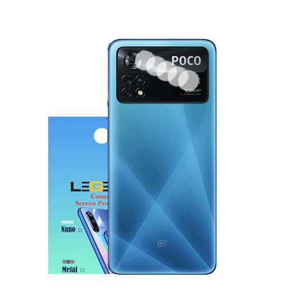 محافظ لنز دوربین نانو مدل LEGEND مناسب برای گوشی موبایل شیائومی POCO X4 PRO بسته 5 عددی