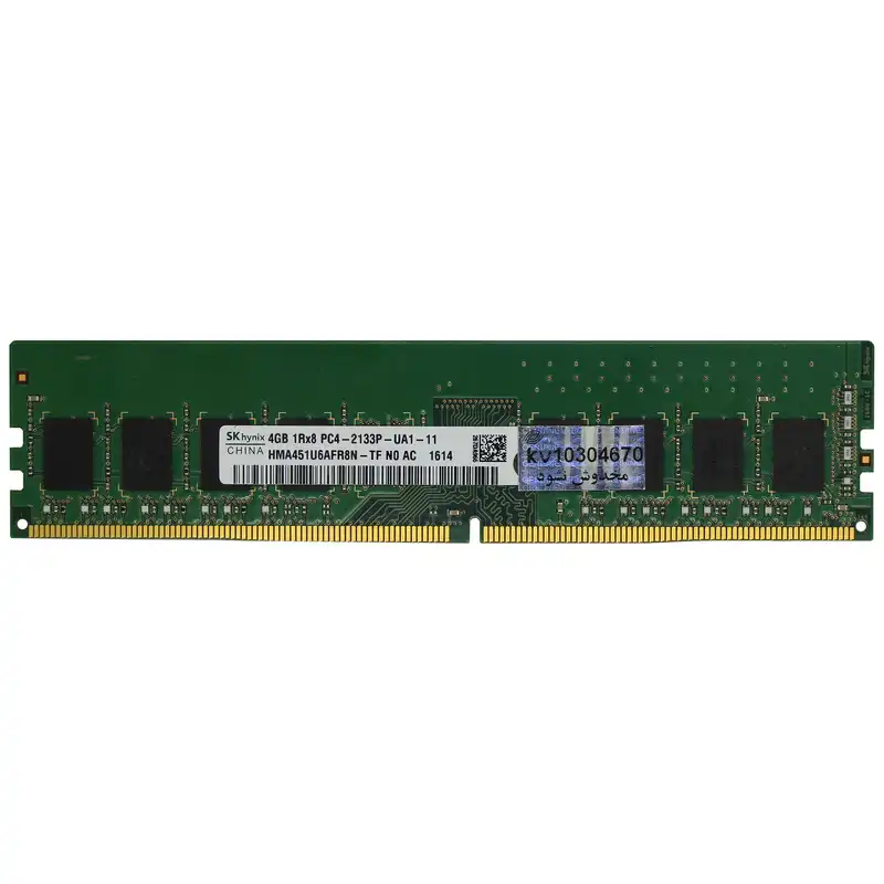 رم دسکتاپ DDR4 تک کاناله 2133 مگاهرتز CL15 اس کی هاینیکس مدل HMA ظرفیت 4 گیگابایت
