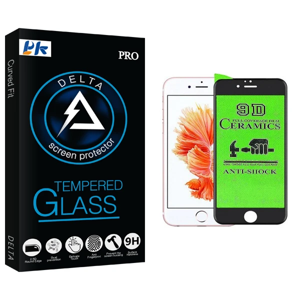 محافظ صفحه نمایش پی کی مدل Delta Glass مناسب برای گوشی موبایل اپل iphone 6 / 6s