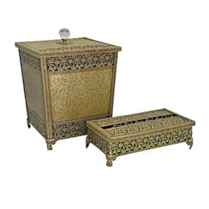 ست سطل و جای دستمال کاغذی کد S031