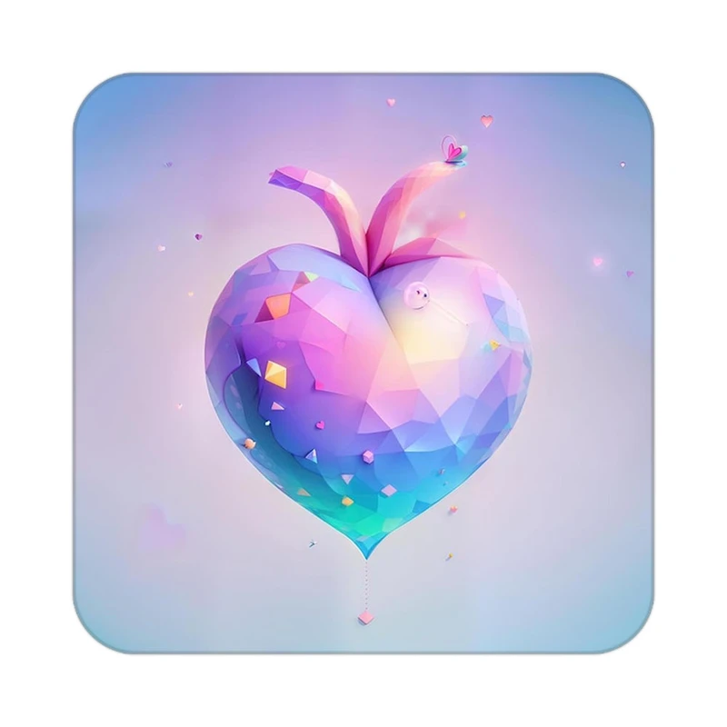 زیر لیوانی کاکتی مدل عاشقانه کد mp11282