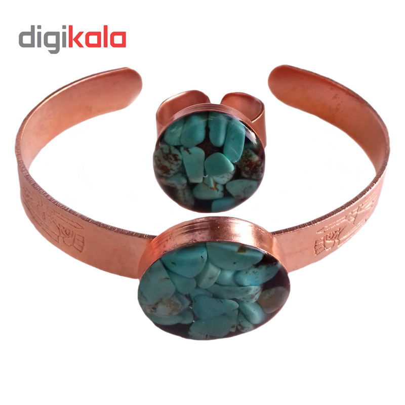 نیم ست زنانه طرح دایره کد 20121