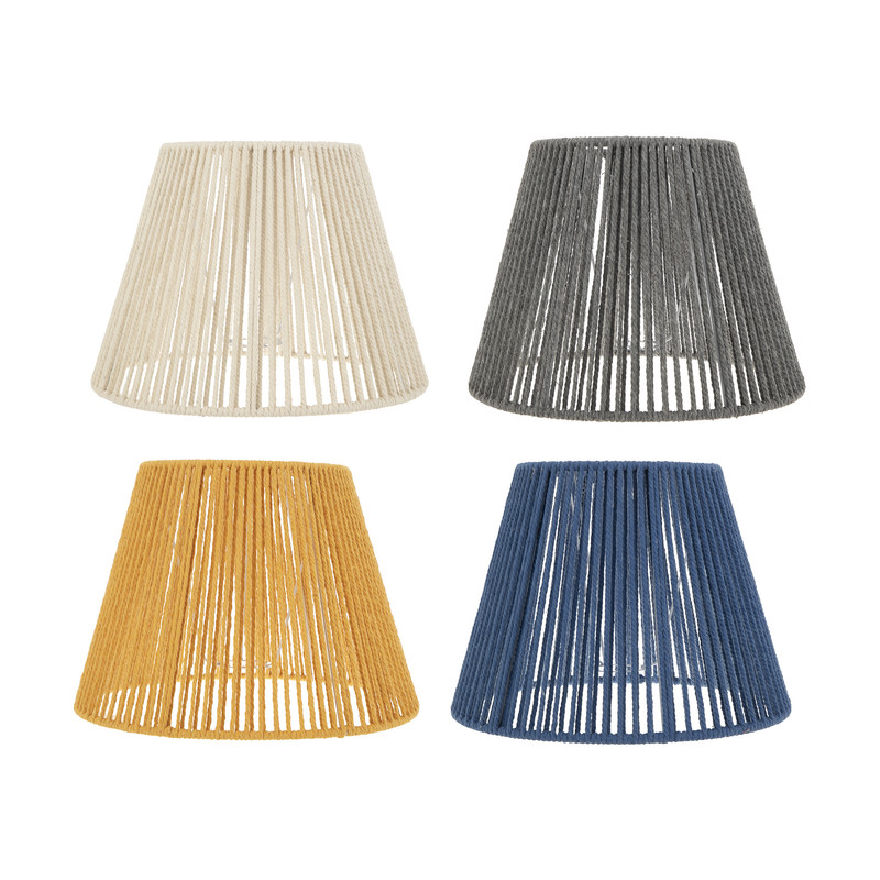 شید آباژور مدل مخروطی  نخ  مکرومه