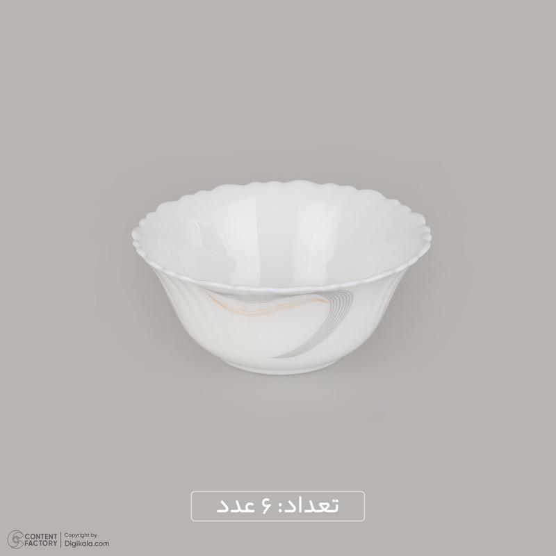 سرویس غذاخوری 25 پارچه گلدن اوپال مدل شمل کد Carine