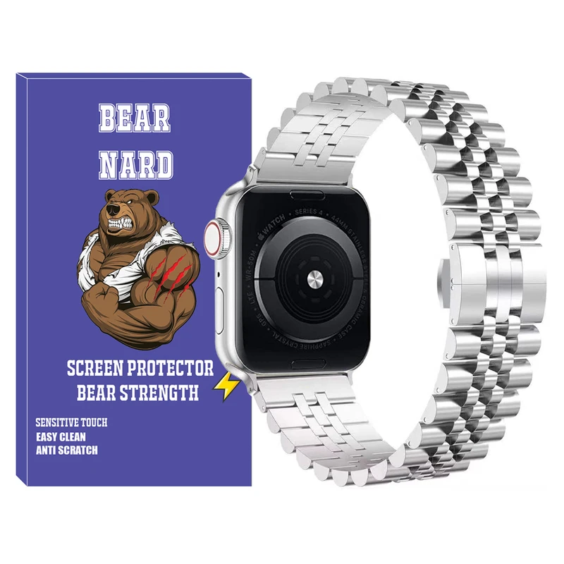 بند برنارد مدل 5Bead BR مناسب برای اپل واچ سری 4/5/6/Se سایز 44 میلی متری