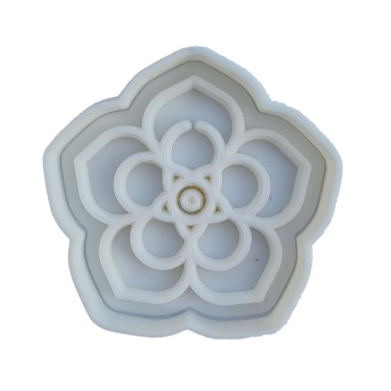 مهر شیرینی پزی مدل گل پنج پر