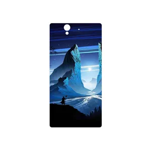 MAHOOT Blue Mountains Digital Art Cover Sticker for Sony Xperia Z