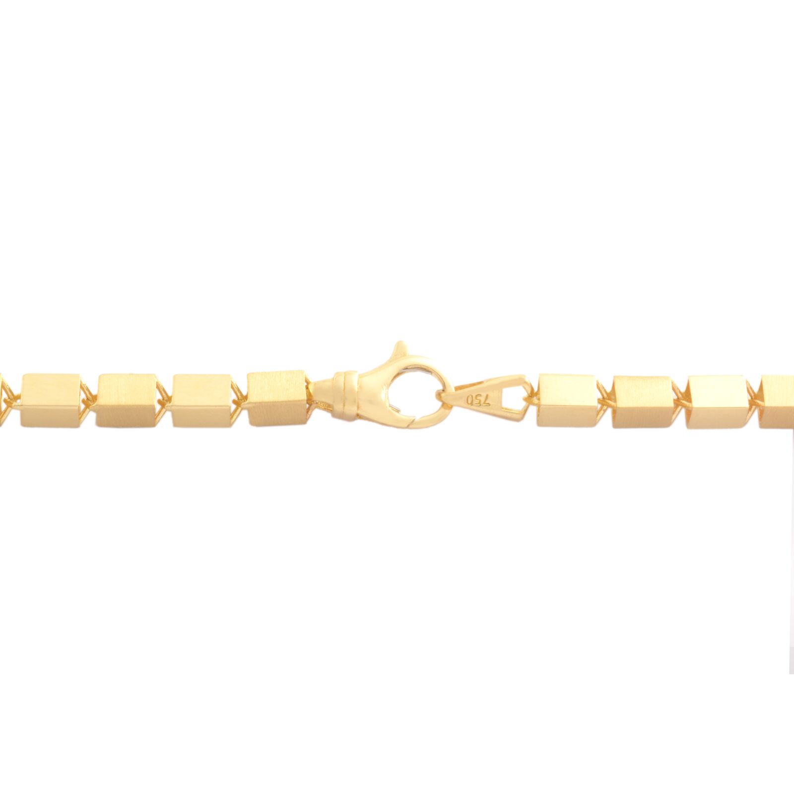 زنجیر طلا 18 عیار زنانه طلای مستجابی مدل آیس کیوب کد N50 -  - 3