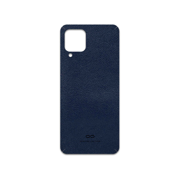 برچسب پوششی ماهوت مدل Deep-Blue-Leather مناسب برای گوشی موبایل سامسونگ Galaxy M22