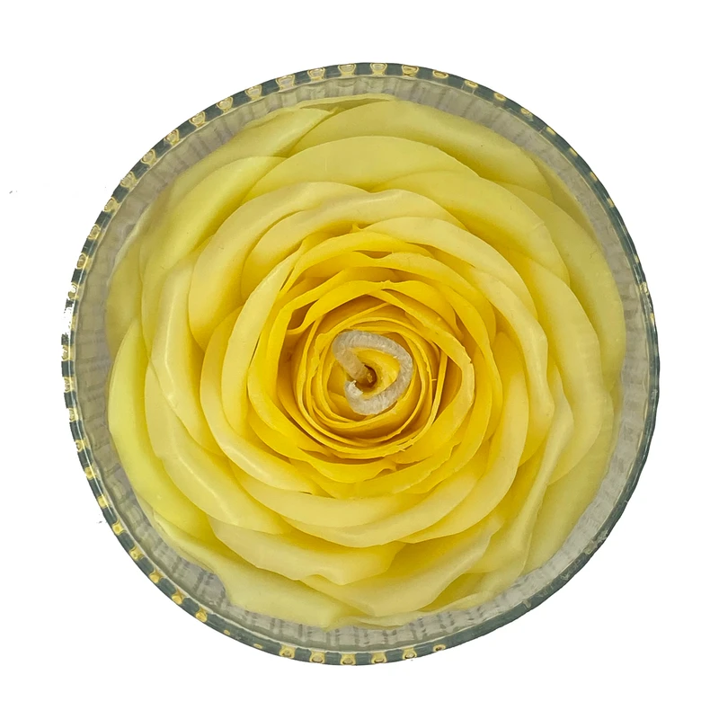 شمع دستساز مدل گل رز