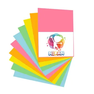 کاغذ رنگی A4 مدل نیکان بسته 50 عددی