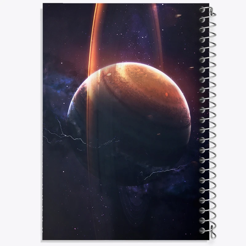 دفتر ژورنال نویسی 50 برگ خندالو مدل نقطه ای طرح کهکشان کد F1834