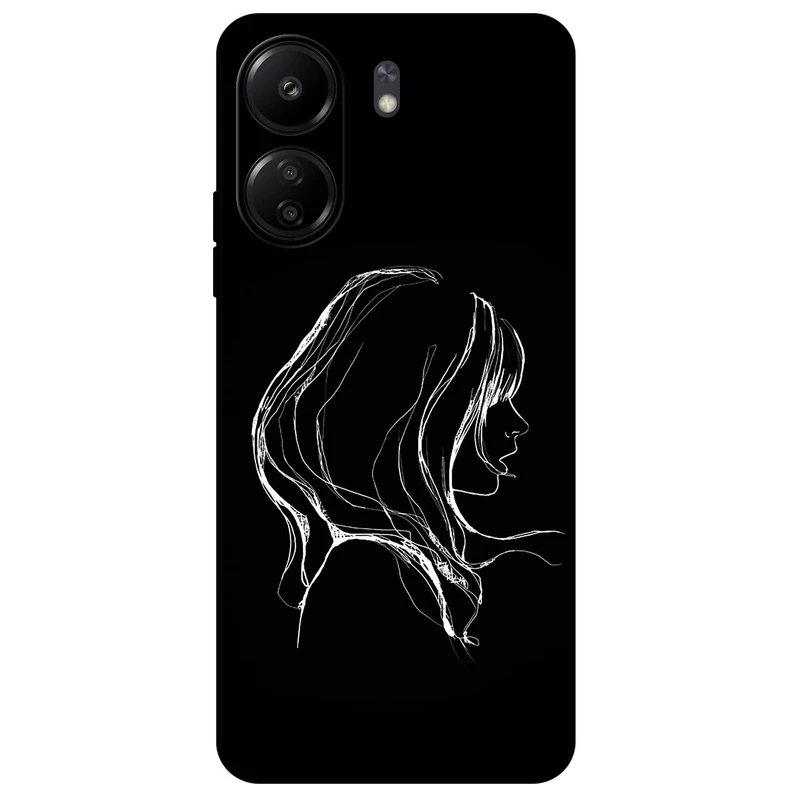 کاور مگافون طرح دخترانه مدل 7766 مناسب برای گوشی موبایل شیائومی Redmi 13C  